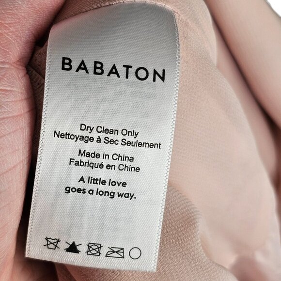 Babaton Aritzia Marcus Sleeveless Jumpsuit Romper Light Pink Sz 2 - Picture 9 of 12